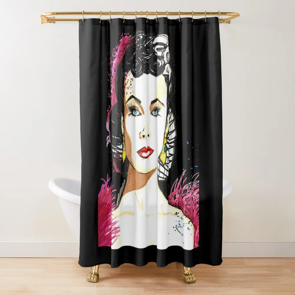 

Funny Men Scarlett O'hara Gable Christmas Shower Curtain Luxury Bathroom For Bathroom Shower Set For Bathroom Curtain