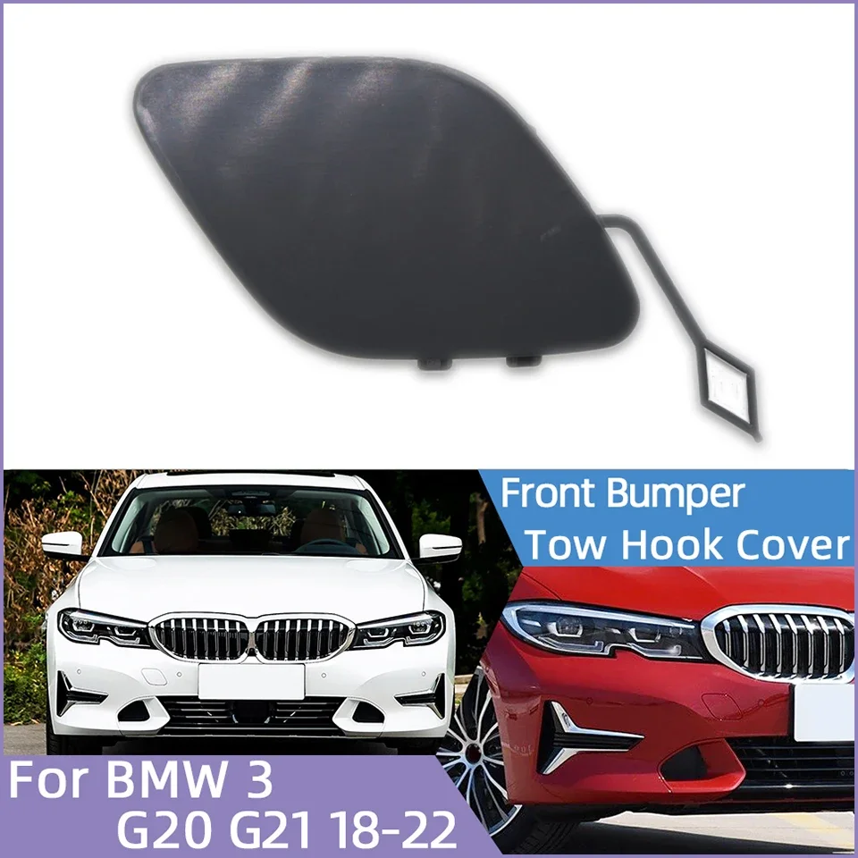 

Auto Front Bumper Towing Hauling Hook Eye Cover Cap For BMW 3 G20 G21 2018 2019 2020 2021 2022 #51118496520 Tow Shell Lid Trim