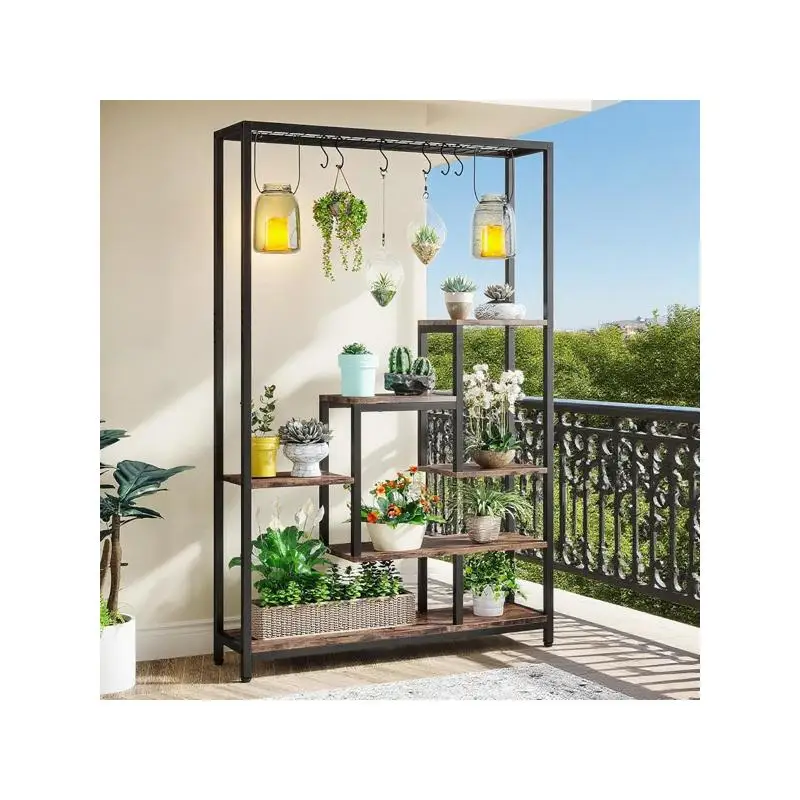 Plant Stand for Flowers - Modern & Stylish Indoor/Outdoor Display Rack, Versatile Flower Pod Holder for Home & Garden Decor,