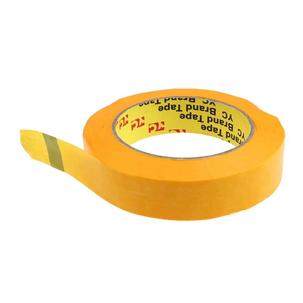 High Temperature Painters Masking Tape Paper Roll Gentle Adhesive Clean Edge Adhesive Tape for Metal Rubber and DIY Crafts