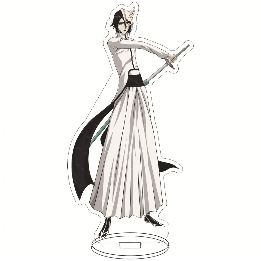 Anime BLEACH Figures Kurosaki Ichigo Aizen Sousuke Acrylic Stands Character Hirako Shinji Decor Model Prop Birthday Gift 15CM