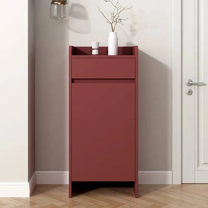 منظم خزائن الأحذية العمودية تخزين تصميم بسيط رف الأحذية في الهواء الطلق الحديثة مقاوم للماء Gabinetes De Sapatos أثاث المنزل #3