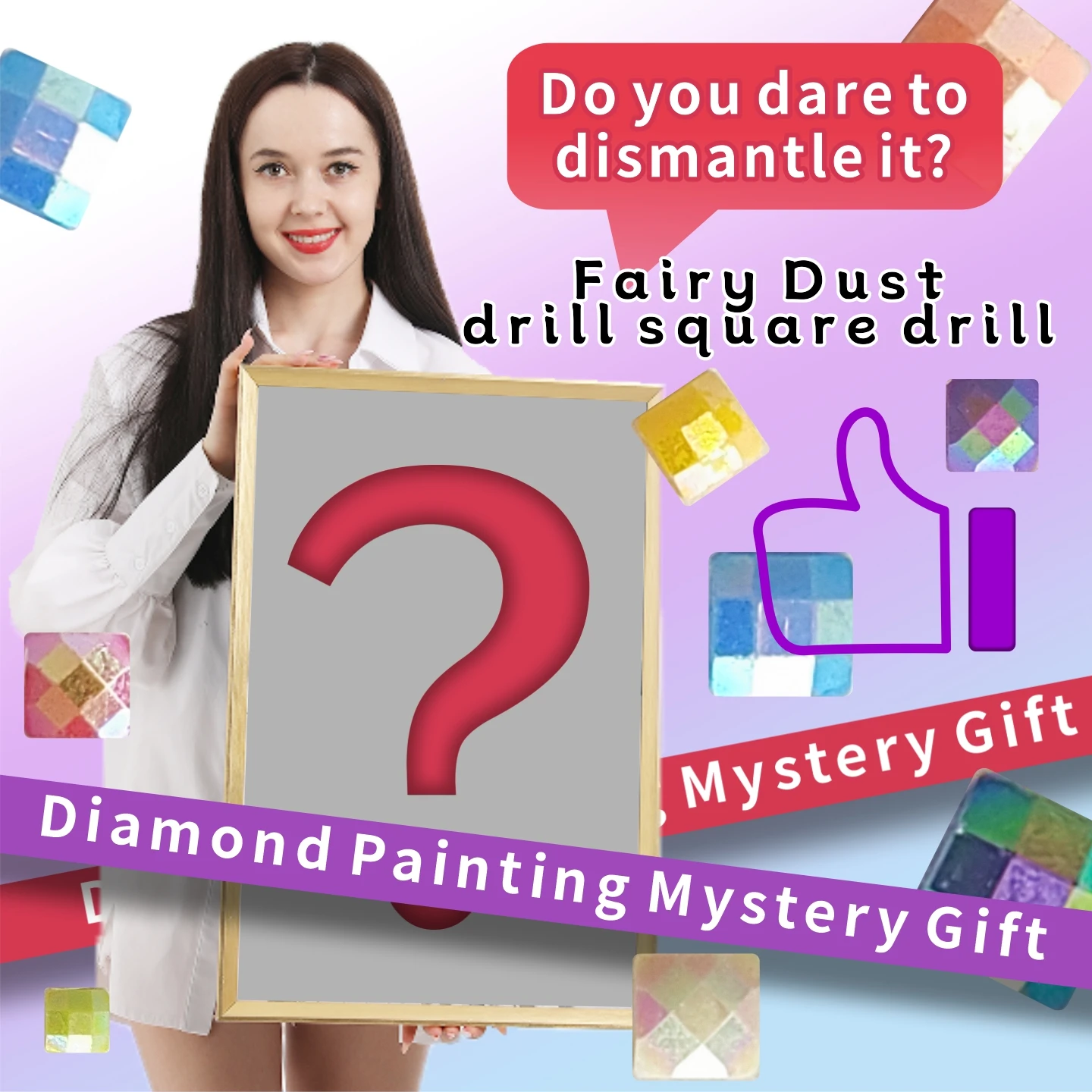 

DPF 120 цветов, загадочные подарки, алмазная живопись, смола + сказочная пыль + AB фото, на заказ, 5D вышивка крестиком, сделай сам, вышивка, мозаика, декор