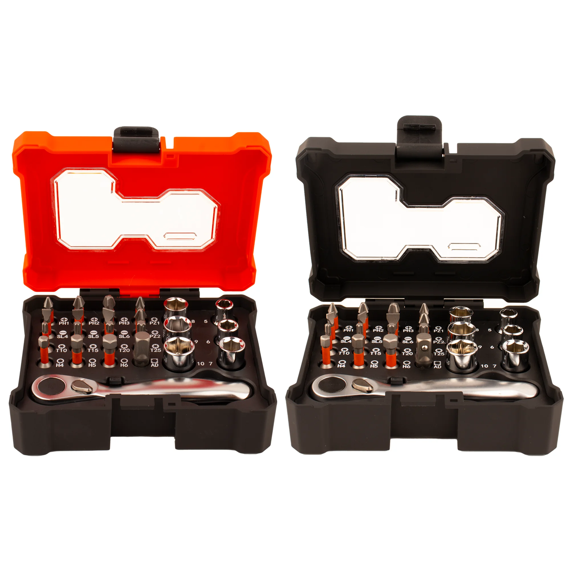 

23 in 1 screwdriver bit set Multifunctional compact tool box set mini ratchet wrench tools hardware tools kit