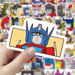 60PCS Transformers Cards Optimus Prime Megatron Soundwave Bumblebee Decorative Mobile Phone Notebook Stickers Wholesale