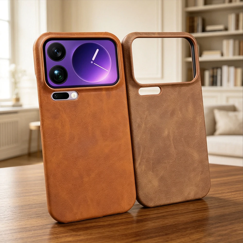 Fashion Skin-Like Leather Case for Xiaomi 17 Pro Max 14 15 Ultra 13T 14T 15S Pro 12 13 Lite 12X 12S 15T 17T Pro Phone Case Cover