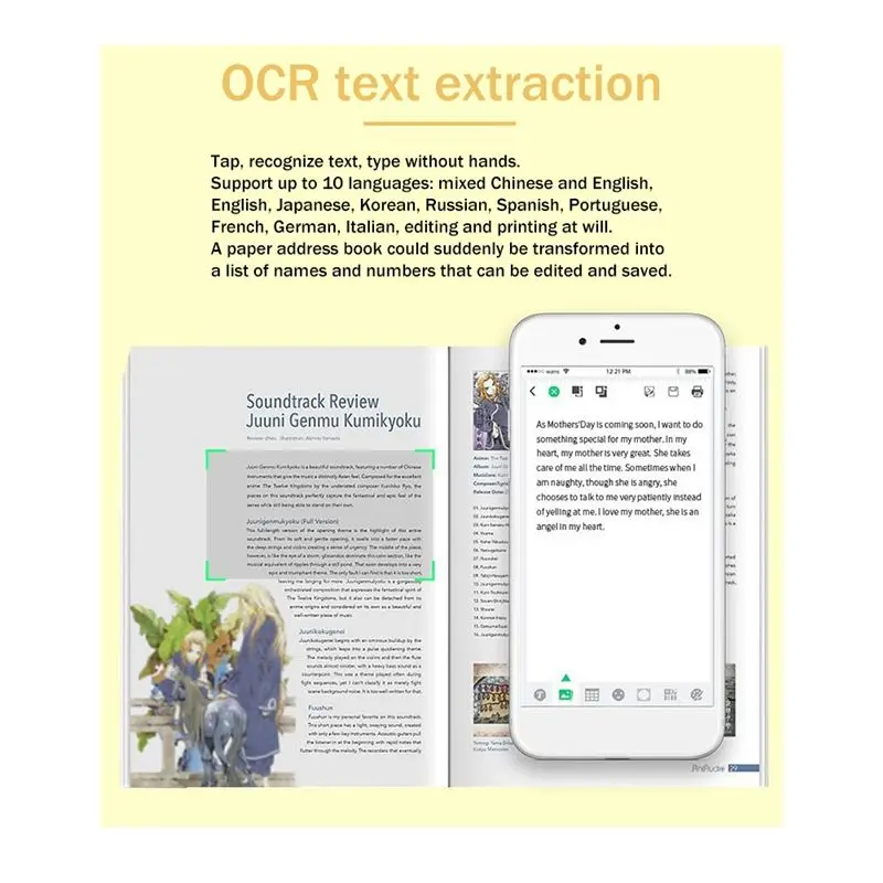 

*A91P Мини-термопринтер этикеток Высокое разрешение Принтер неправильного названия Справочник для заметок Фотопринтер Умный портативный принтер