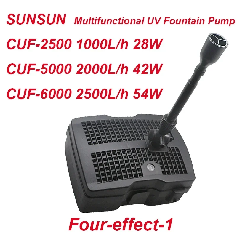 SUNSUN CUF-2500 CUF-5000 CUF-6000 Fish Pond Fountain Pump Fish Pond Filter Pond Circulation Pump Filter Water Circulation System