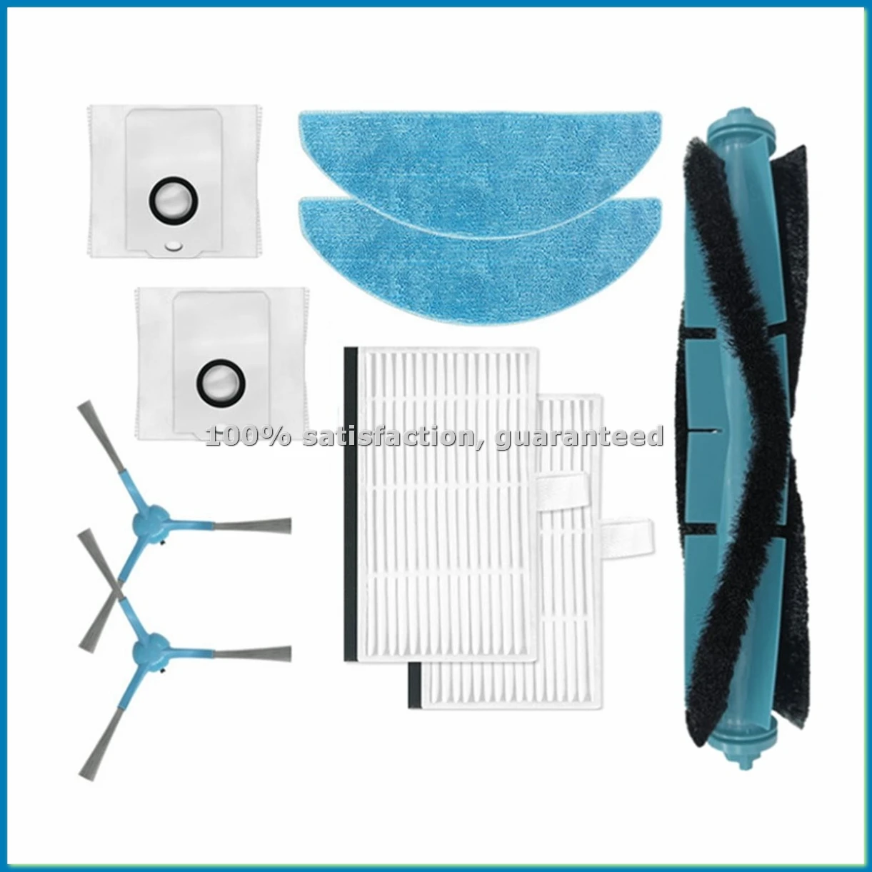 

Набор из 9 предметов для пылесосов 7490 Immortal / 8290 Immortal: сменные фильтры, мешки для сбора пыли, основная и боковые щетки-FS