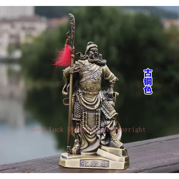 

TOP COOL - OFFICE SHOP CAR Money Drawing Martial God of wealth Guan gong Guan di FENG SHUI statue-Safe Talisman Protection