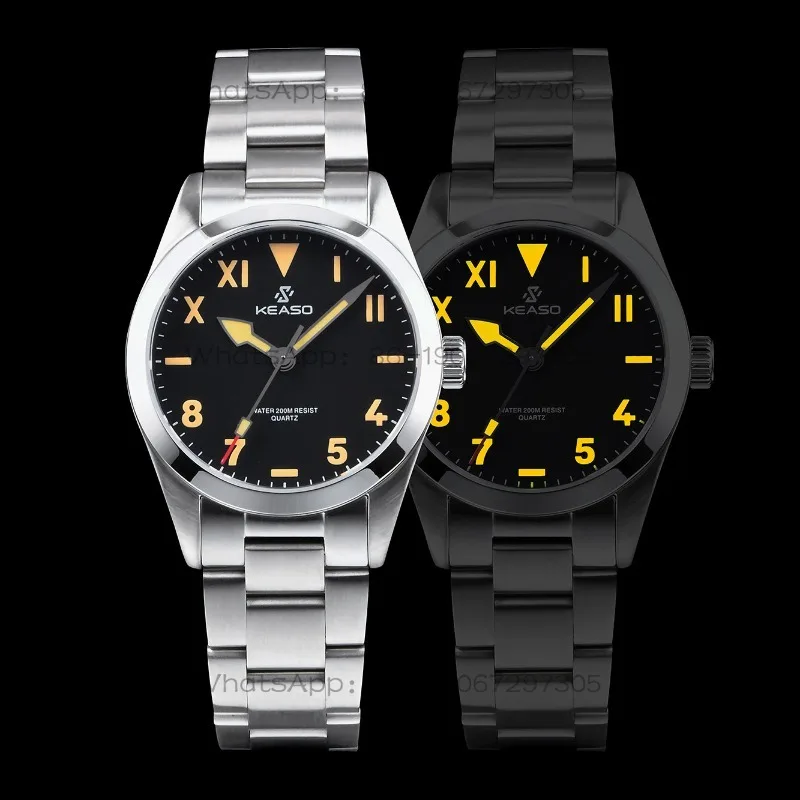 Quartz Watch 36.5MM Small Diameter Male and Female Couples 200 Meters Waterproof Business Watch