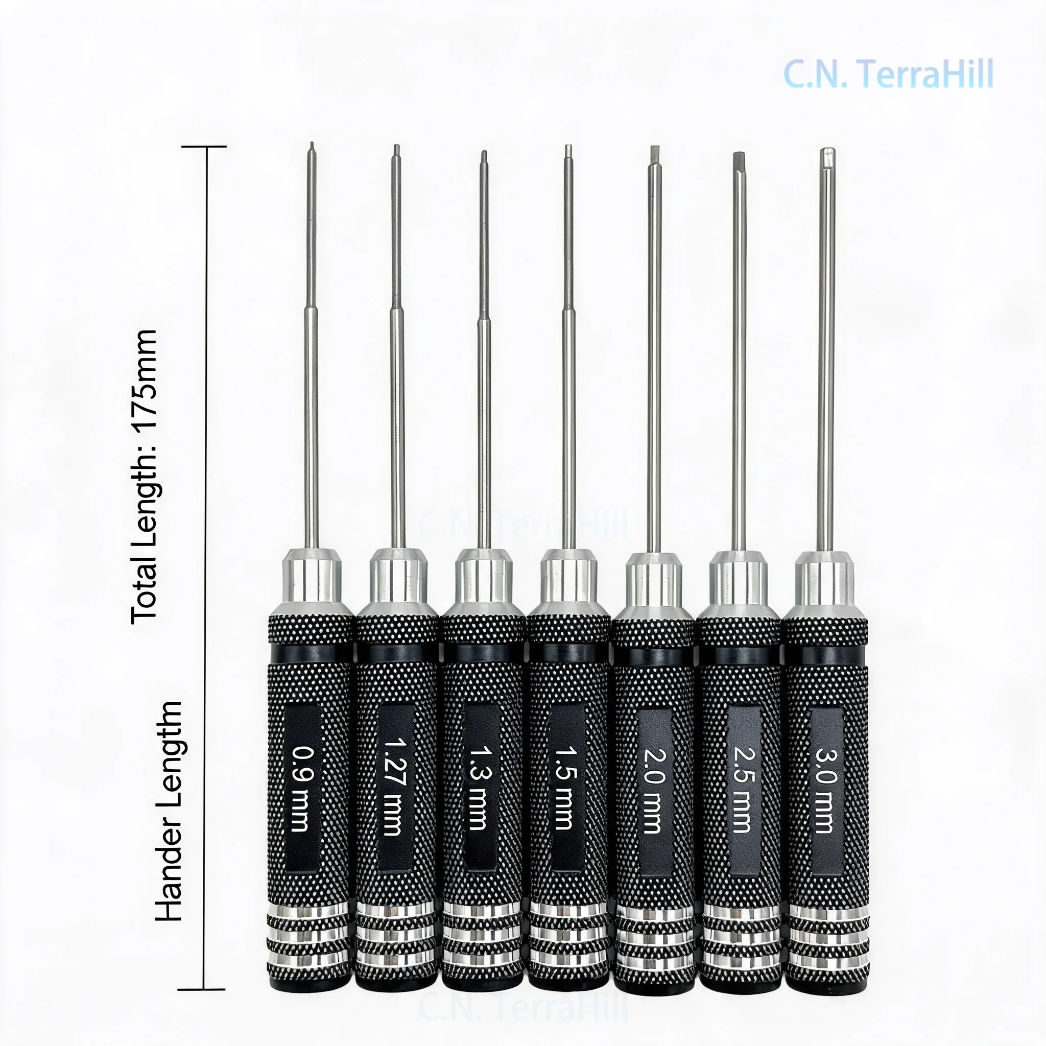 Hex Socket Screwdriver Set Precision High Speed Steel Assembly Repair for RC Car Aircraft Model DIY Hobby Kit