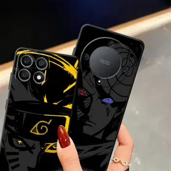 Černý měkký kryt na telefon s anime N-Narutos pro Honor 70 X9a Magic5Lite X8 200 400 Lite 8X X6 90 X5b X7 6 nejlepší prodej maska pro Honor 8X - №5