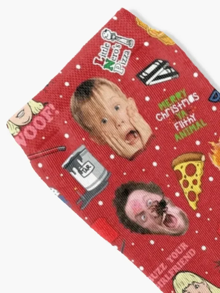 Home Alone Socks aesthetic Toe sports Christmas Stockings man Men Socks Women's