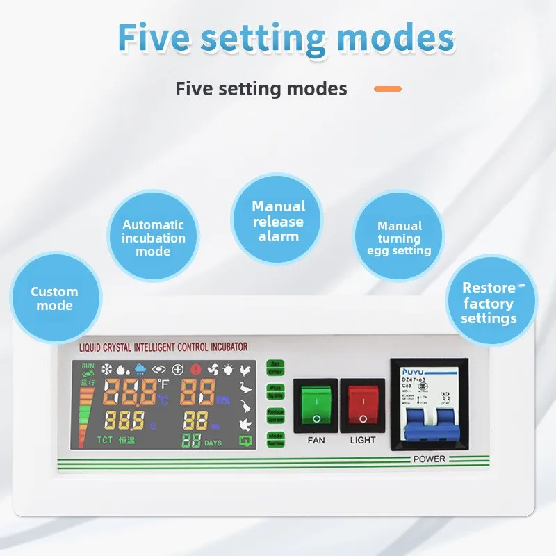 XM-18SD Incubatrice per uova Mini sistema di controllo automatico digitale per incubatrice per uova Macchina per incubazione per oca