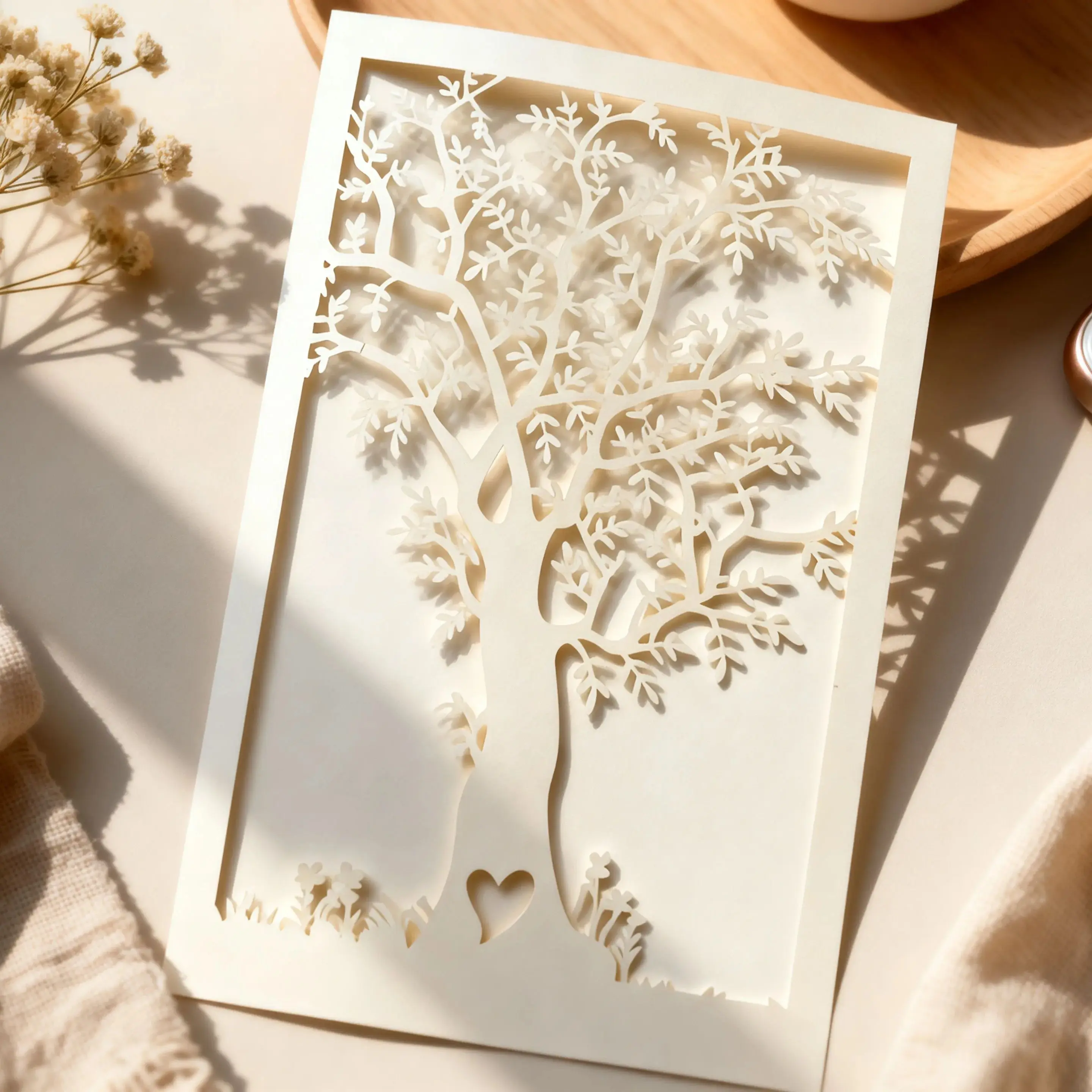 10Pcs Laser Cut Wed…