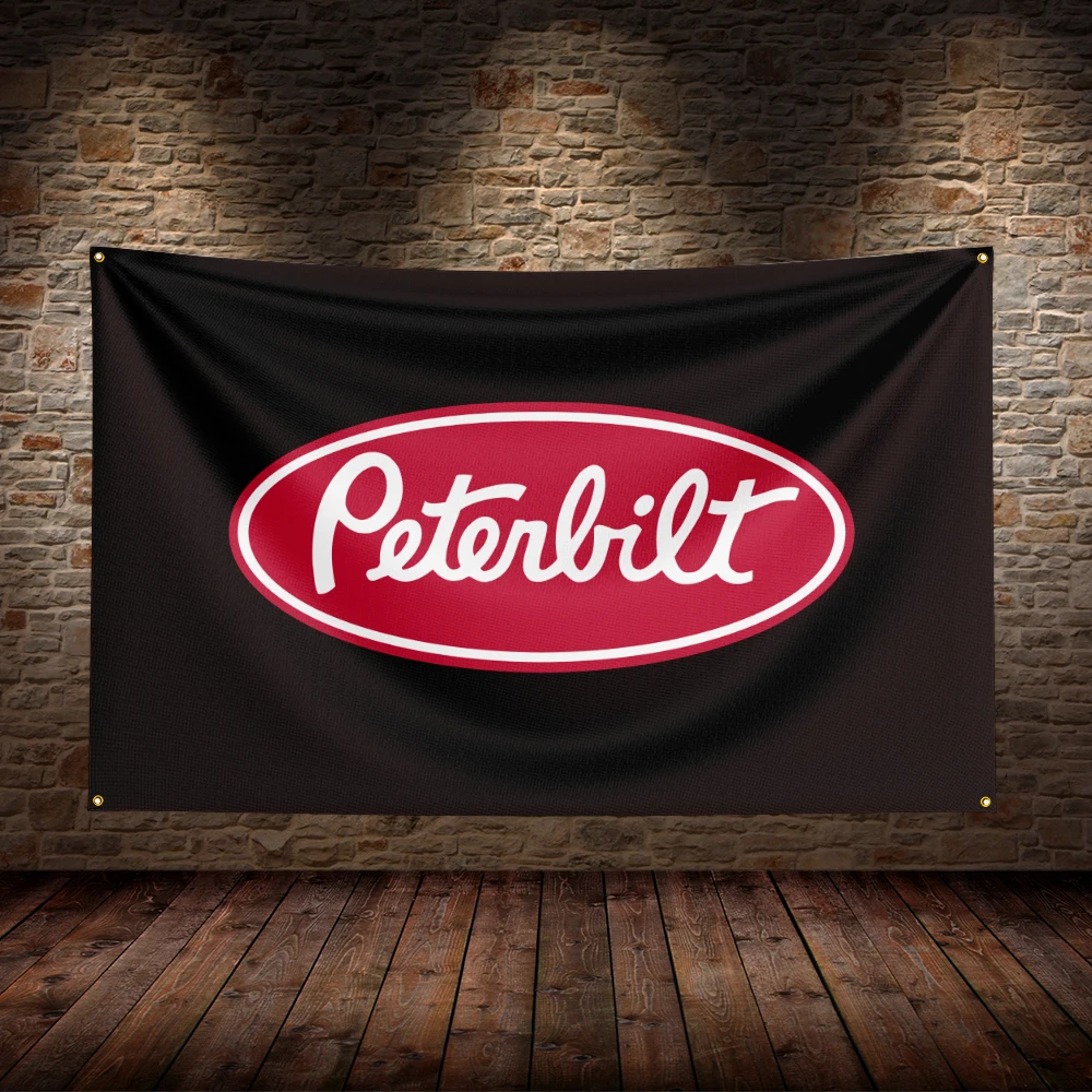 

3x5 Ft P-Peterbilts Flag Polyester Printed Car Flags for Room Garage Decor