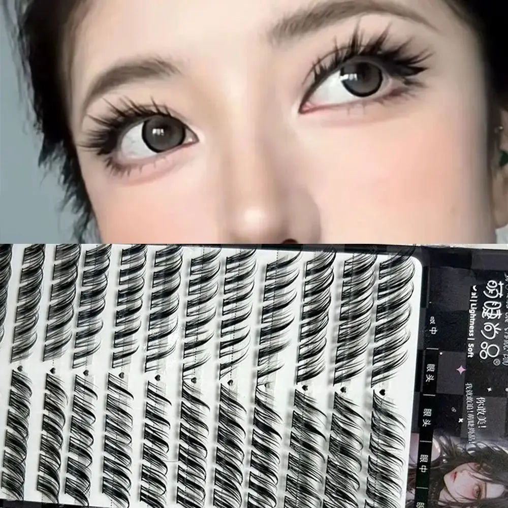 Single Fox False Eyelashes Cluster Eyelash Fox Eye Effect Segmented Lashes Long Natural Individual False Eyelashes