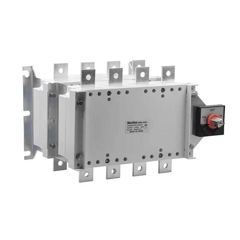 MMS-400/4P 400A 400VAC Interruptores de cambio manual de cuatro polos