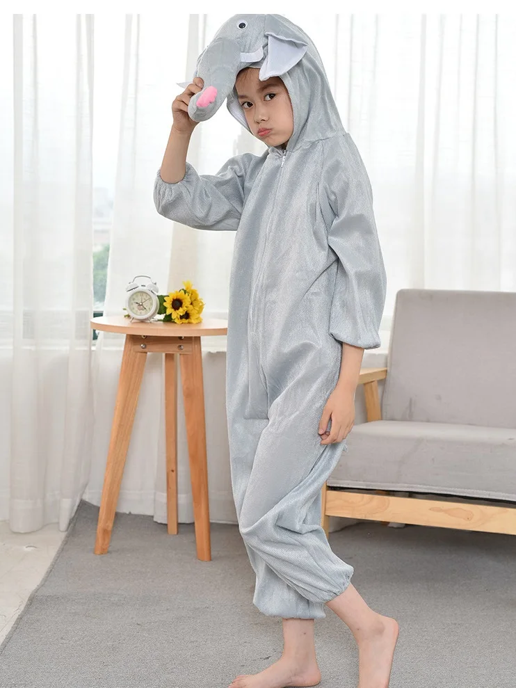 Halloween Girl Boy Animal Elephant Cosplay Costume Halloween Easter Cosplay Costumes for Kids Stage Performance Costumes