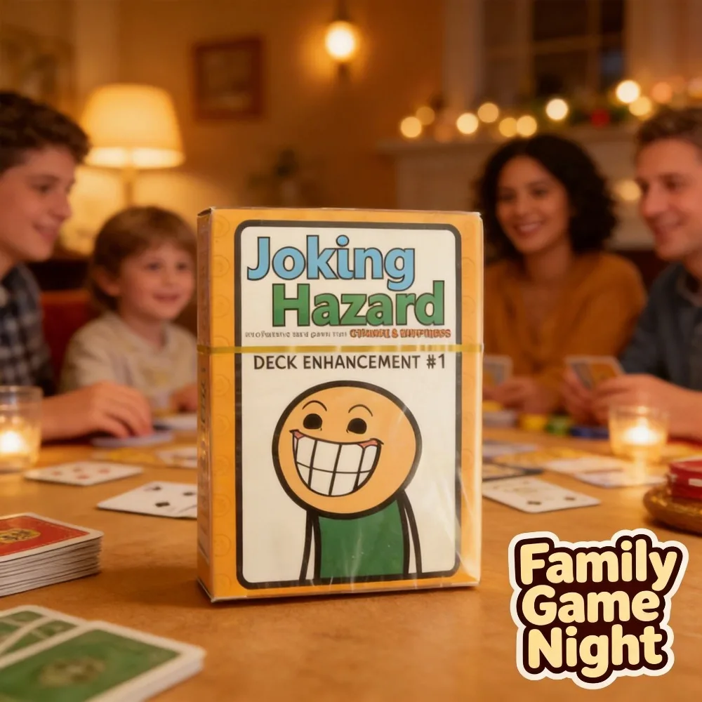 Joking Hazard - Version anglaise - Amélioration du jeu de cartes # 1 à 100 cartes de bandes dessinées hilarantes pour adultes, extension de jeu de société