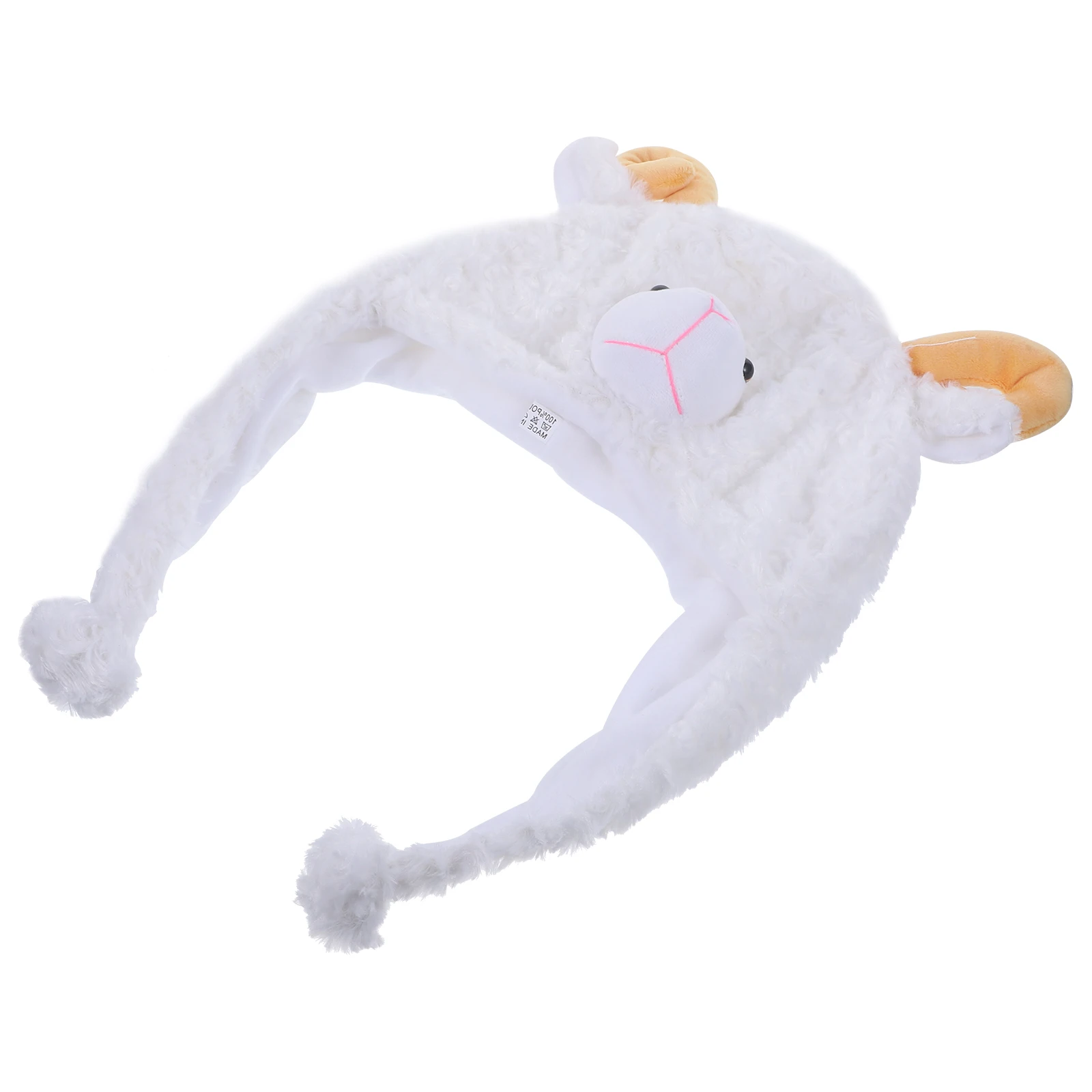 

Cute Animal Hat Props Winter Hat Moving Ears Adults Kids Cartoon Hats Hood Flaps Ideal Halloween Costumes Performance