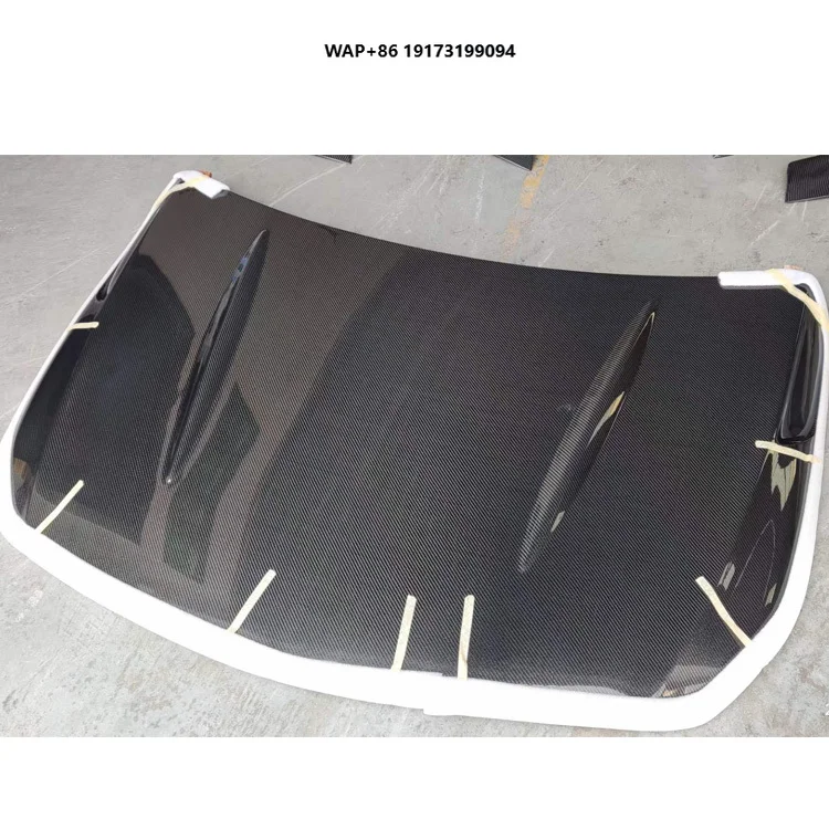 ملحقات بيع المصنع غطاء محرك السيارة من ألياف الكربون AMG A45 W176 غطاء محرك السيارة لمرسيدس W176 a Class A250 ترقية AMG Style W176 2013-2018 #1