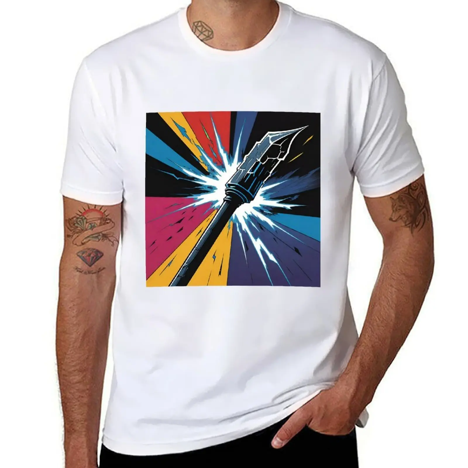 Staff of storm T-Shirt funny t shirts cotton t shirt man plain T-Shirt