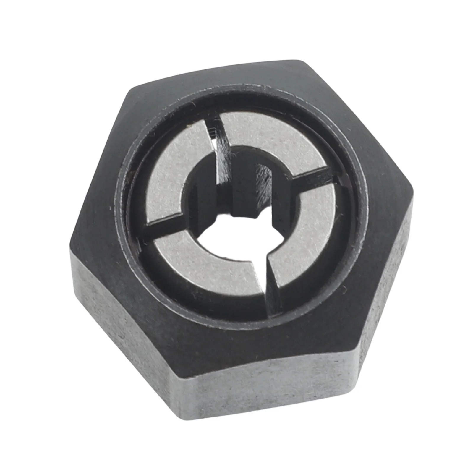 

Ремонтный комплект для беспроводного фрезера: черная цанга-гайка, аксессуар для фрезера, совместимый с беспроводными фрезерами, цельный материал, как на фото