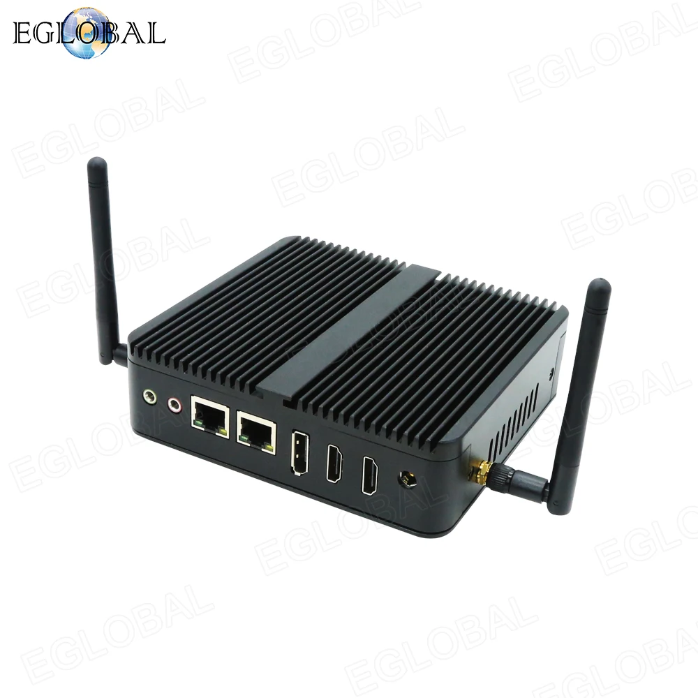 EGLOBAL-Mini PC Intel N100 de 12ª generación, 8G DDR4 RAM, 512G SSD, Windows 11, 2 x HDMI + DP, tres pantallas, LAN Dual, PC COM