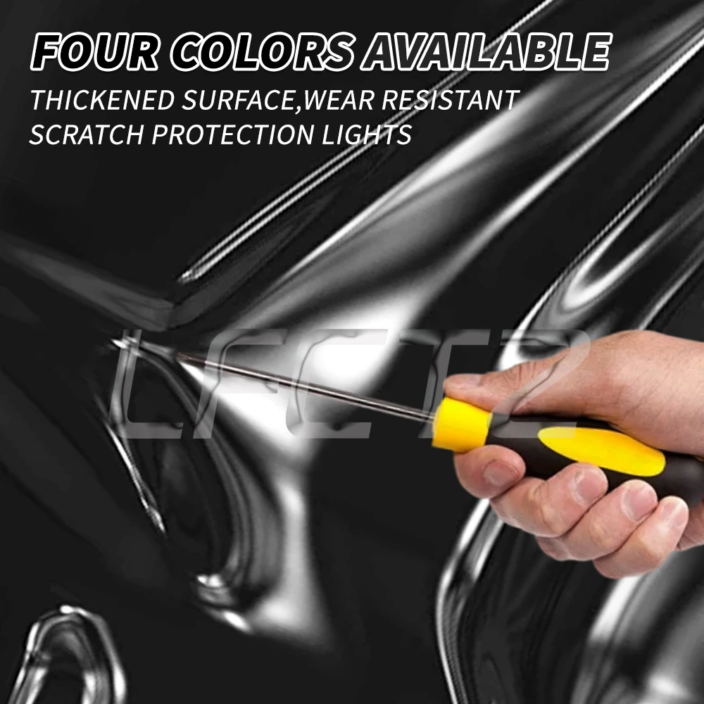 ATV Headlight Protective Film Sticker Transparent PVC Light Film Tint Fit for Polaris Ranger 570 4x4 Crew 900 Diesel XP 900 1000 - view 4