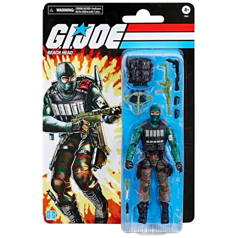 Hasbro GI. Joe Classified Series Retro Cardback Beach Head Sammlerstück 6-Zoll-Actionfigur Spielzeug Geschenk F9869