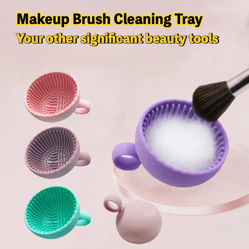 Silicone Balls, Washing Dishes, Beauty Cleaning Tools, Portable Beauty Brush, Cleaner, Silicone Makeup Brush, Washing Pad.