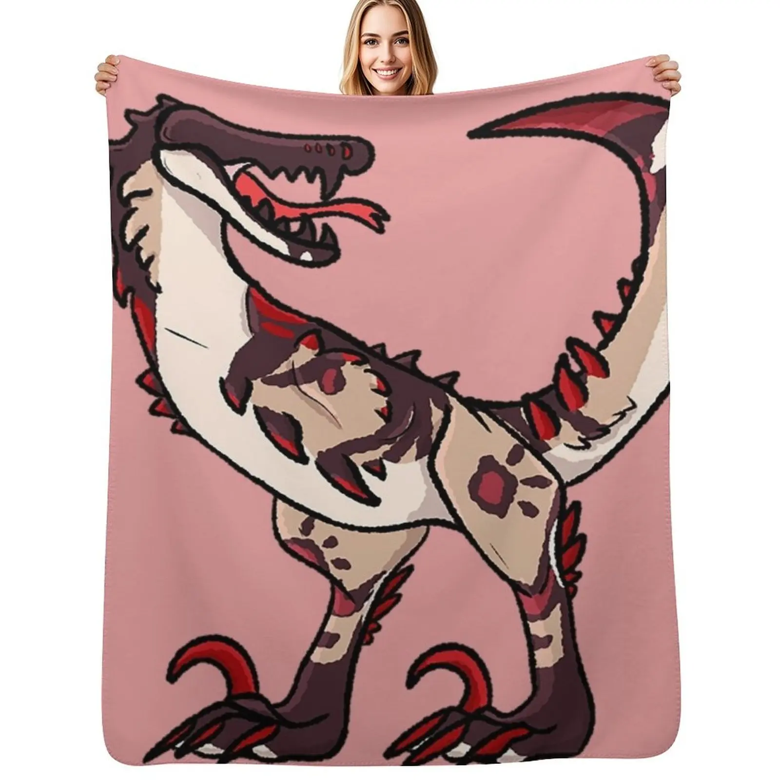 

Pernirex Creatures of Sonaria Throw Blanket funny gift Camping Loose Custom Blanket