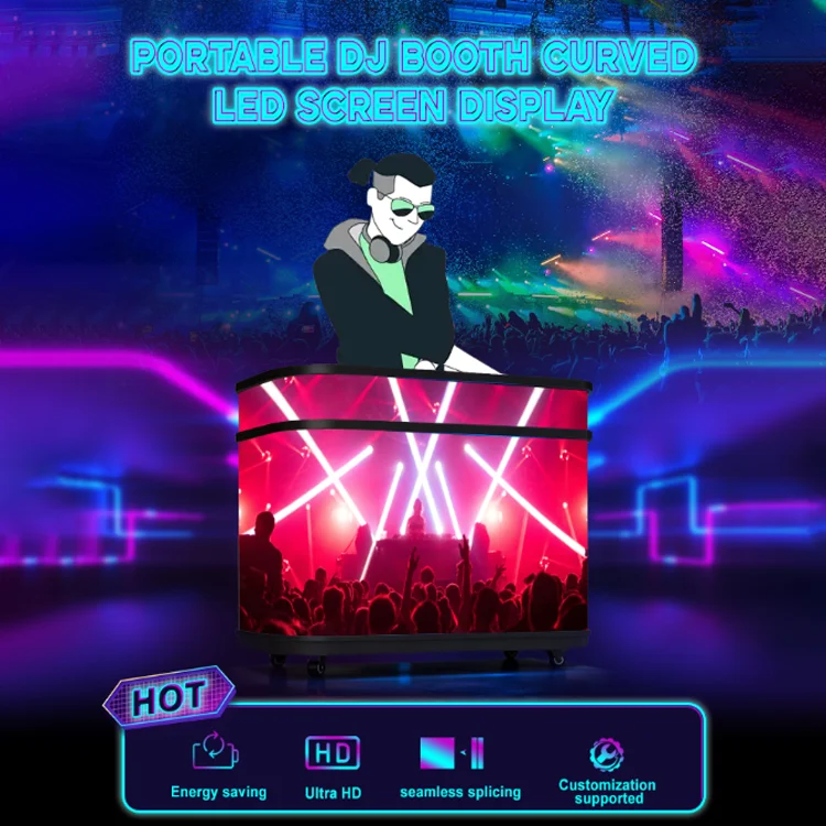 カスタムゴブ防水P1.8 P2.5 DJブースLEDディスプ - Event Party Dj のレビューと価格