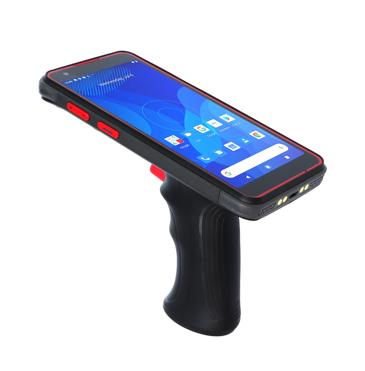 

5.5 Inch IP68 Android Barcode Scanner 4G 64G Rugged Handheld PDA with 2D Barcode Scanner 4G LTE WIFI BT Pistol Grip