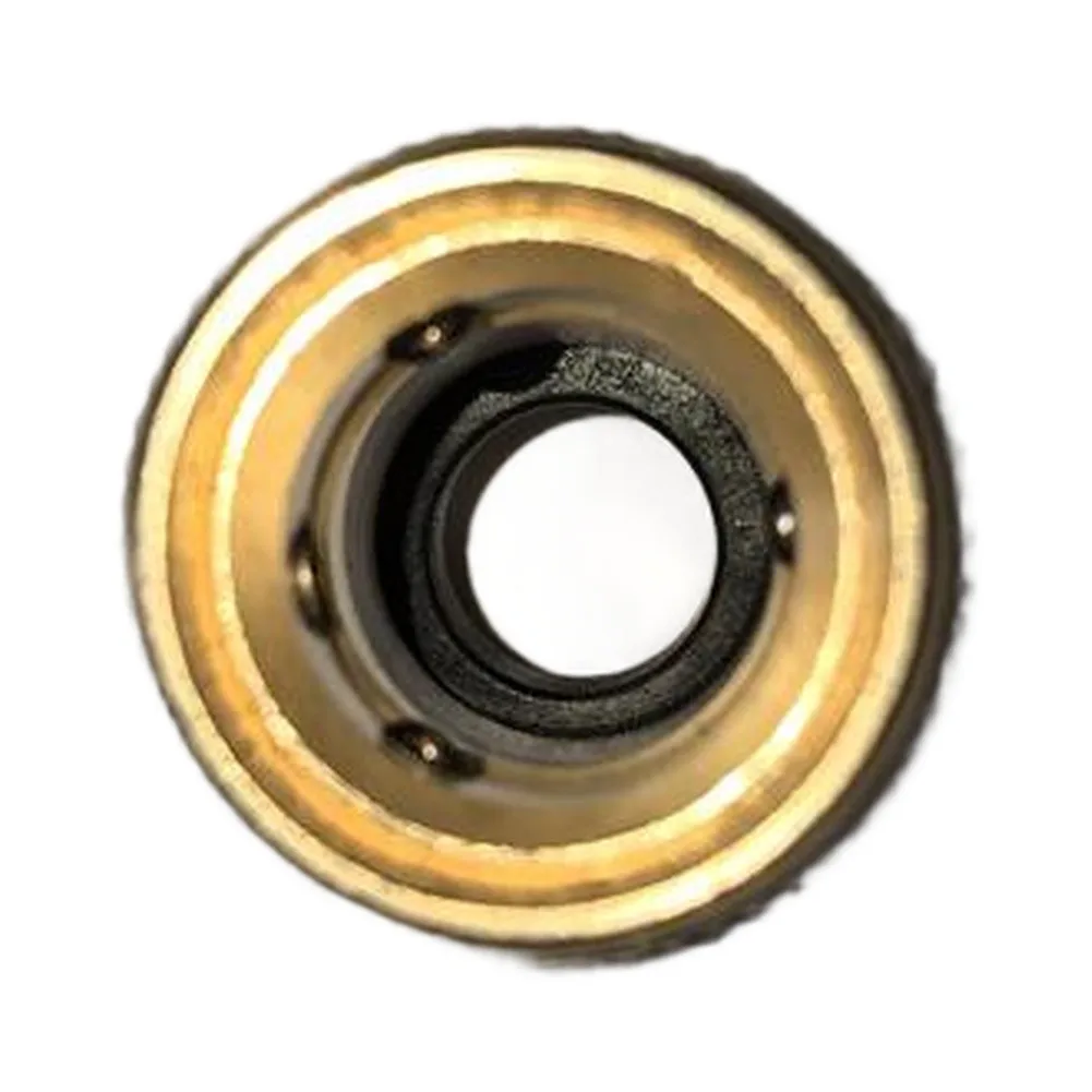 Garden Hose Quick Connect Brass Fitting 3/4 Inch GHT Thread Compatible with Standard Faucets Sprinklers and Nozzles