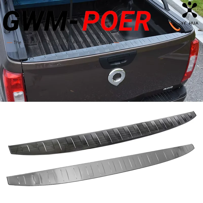 Upper Guard Plate Modification For Great Wall GWM Poer 2019-2023 2024 2025 2026 Pickup Car Tailgate Decoration Parts Accessories
