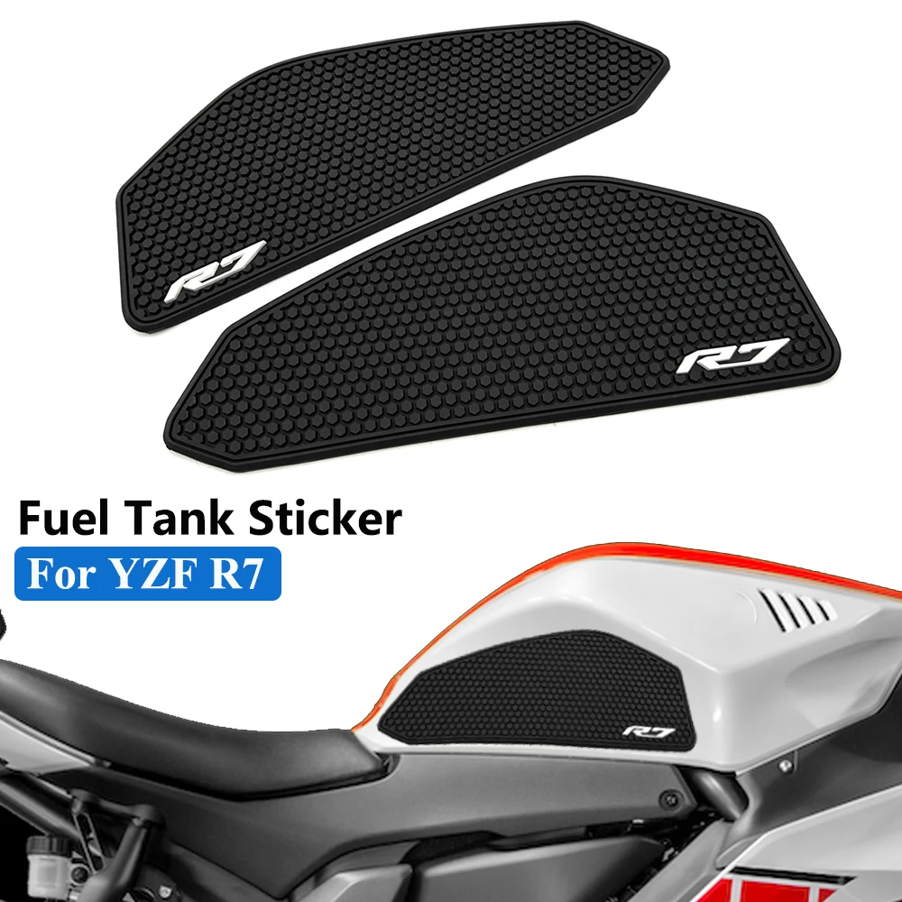 For YAMAHA R7 YZF R7 Yzfr7 YZF-R7 Motorcycle Fuel Tank Pad Tank Sticker Decal Knee Pad Grip Pad Tank Grips Protection Stickers