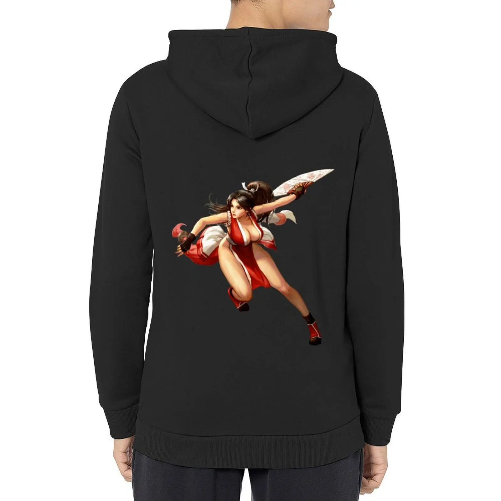 

Mai Shiranui Oppai Geisha Hoodie japanese style mens clothing men's autumn clothes men clothes hoodie for men