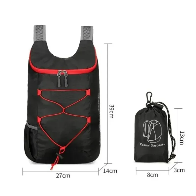 Foldable Pack Storage Bag Cross-Border HikingOutdoor Splash-Resistant Backpack Large Capacity Hiking Lightweight Travel Rucksack