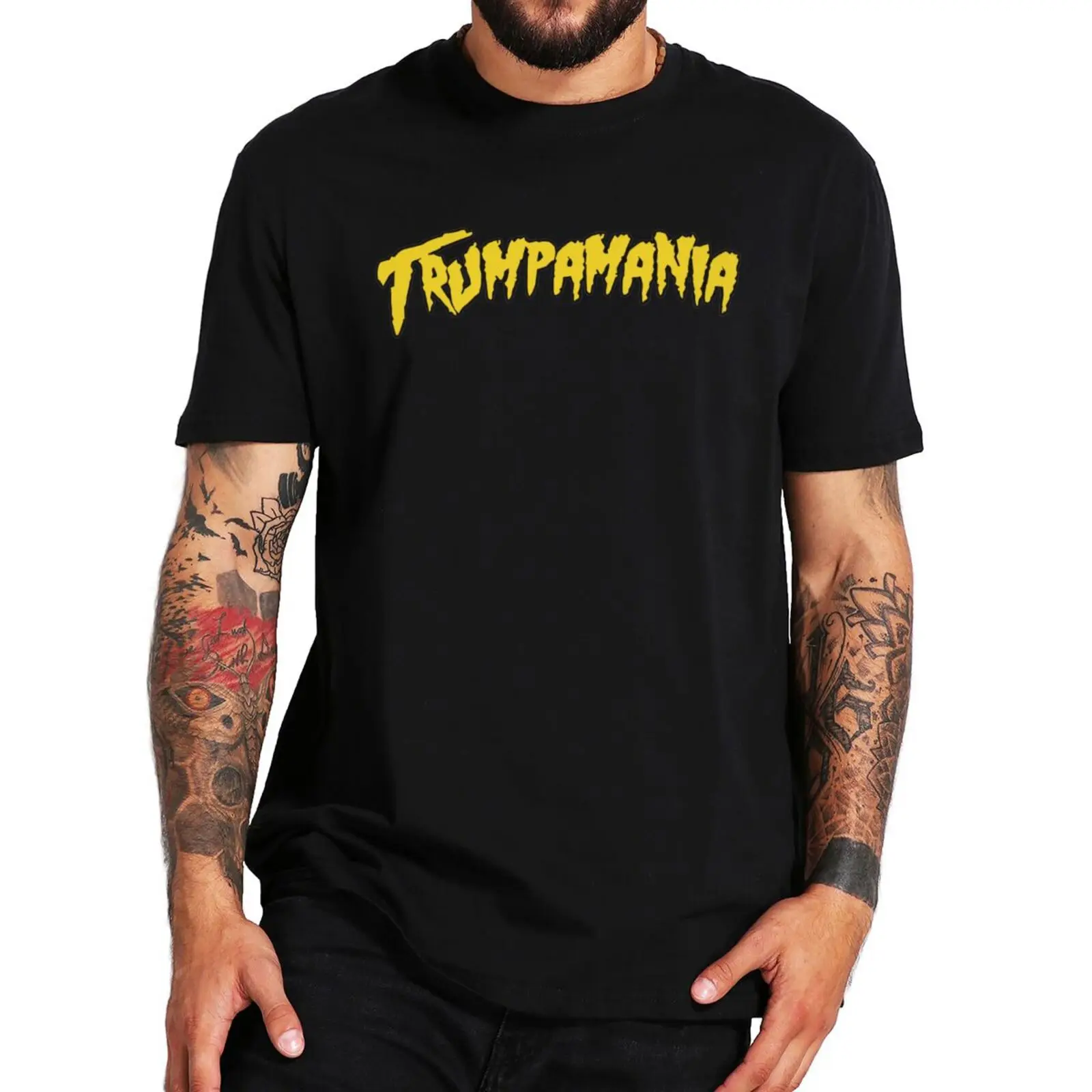 Trumpamania-Camiseta divertida para hombre y mujer, ropa Retro de 100% algodón, suave, Unisex, talla europea