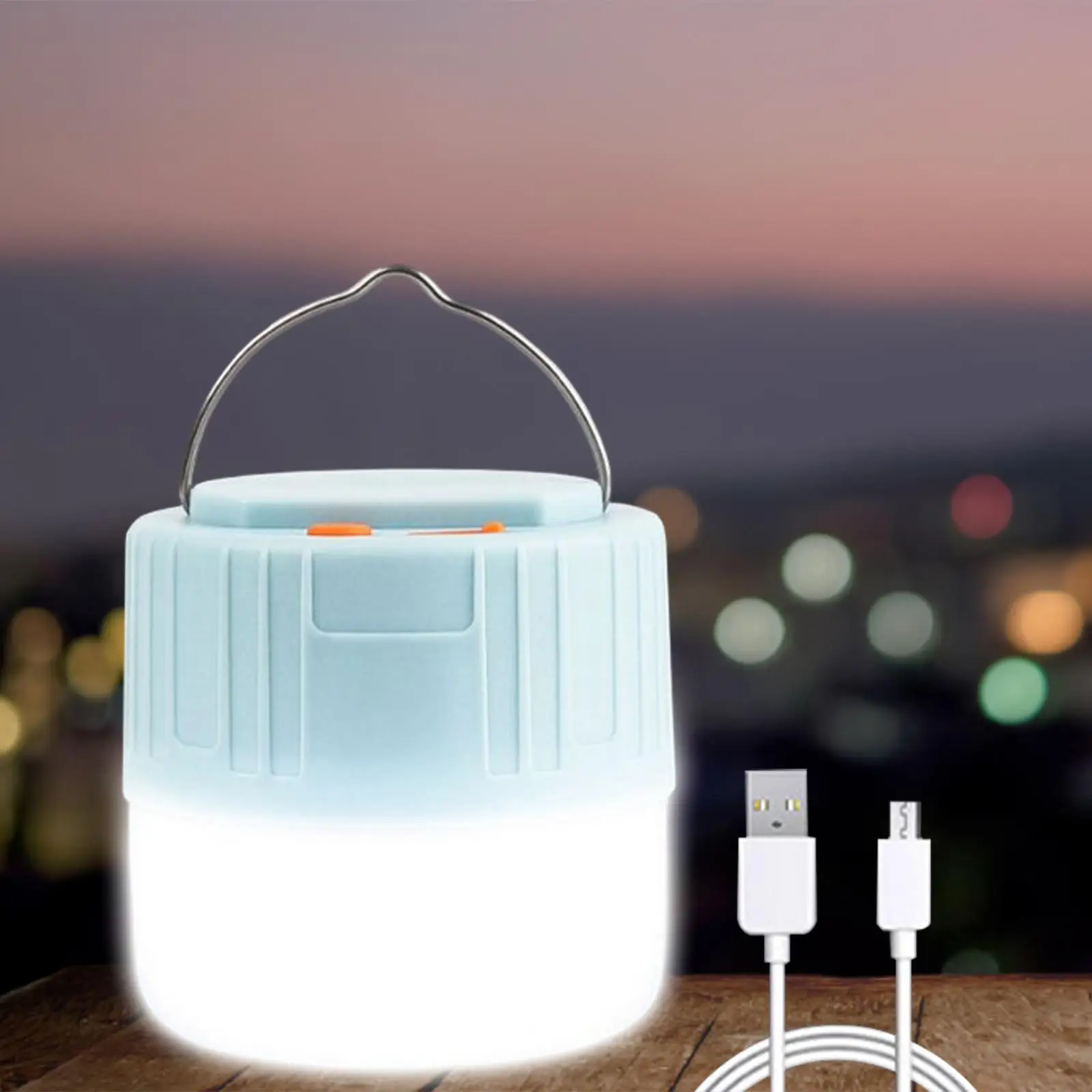 Outdoor LED Camping Lantern Rechargeable for Fishing Power Outage