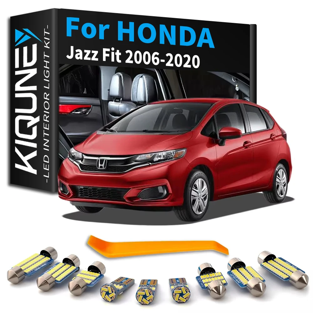 For Honda Jazz Fit 2006 2007 2008 2009 2010 2011 2012 2013 2014 2015 2016 2017 2018 2019 2020 No Error LED Interior Light Kit