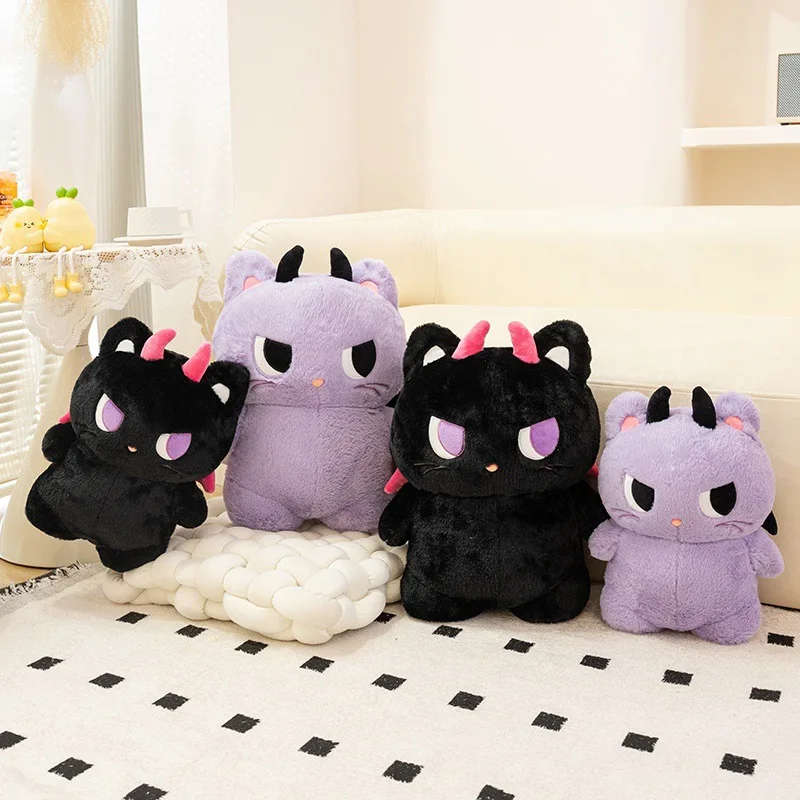

Angel Devil Monster Plush Toy Cute Stuffed Animal Soft Pillow Doll For Kids Children Birthday Gift Decorative Home Bedroom
