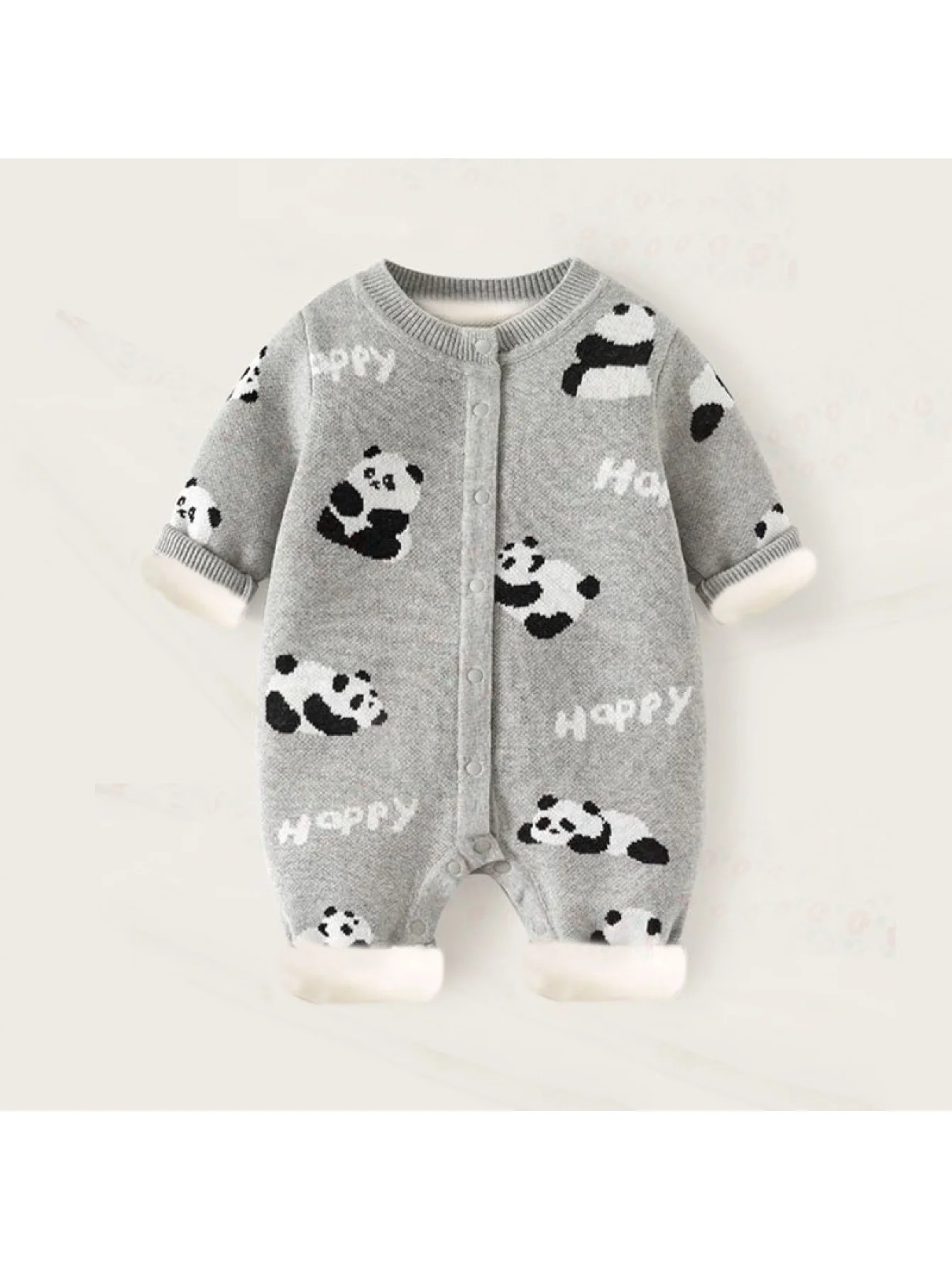 

Baby Clothes, Knitted Jumpsuits, Autumn and Winter Crawling Clothes, Newborn Sweaters, Baby Thickened Sweaters