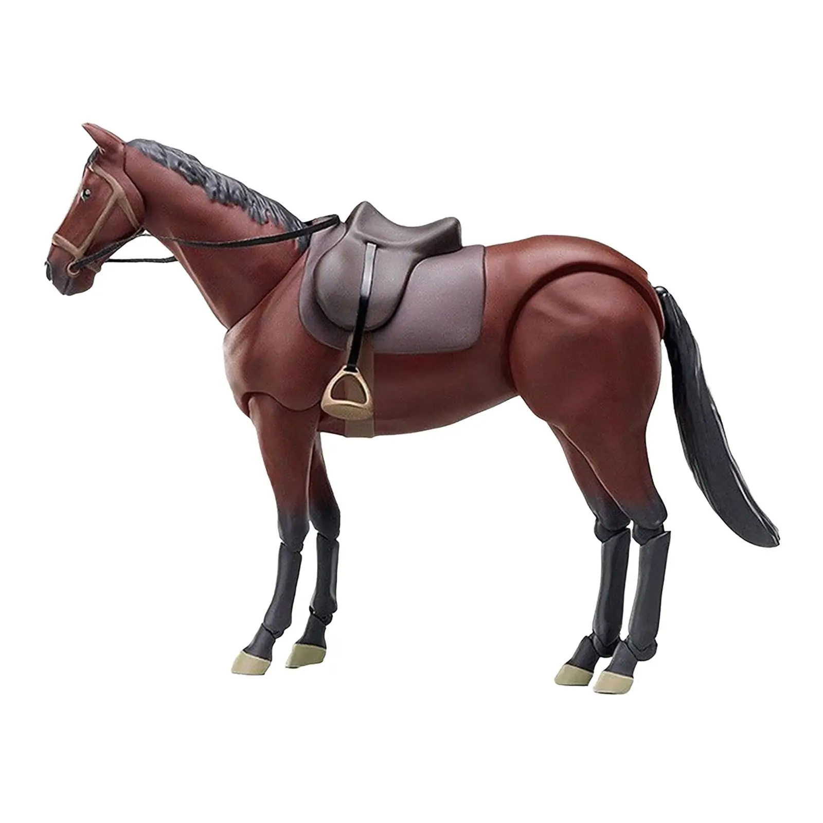 Simulated Horse Statue Model Horse Toys Model Collection Miniature Animal Figurine Dollhouse Decor Micro Landscapes Decor