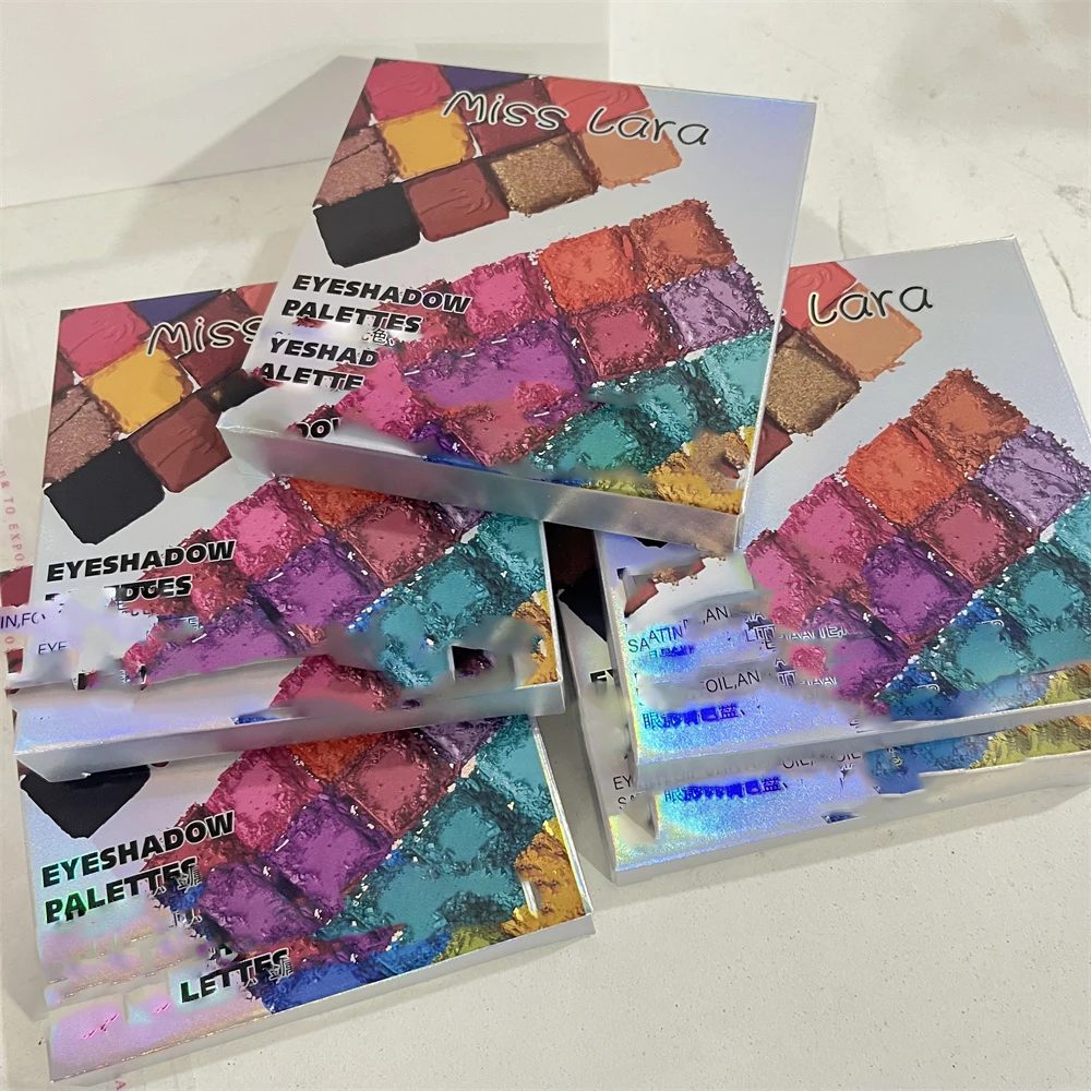 9/16 لون/مجموعة الصلبة قوس قزح أومبير لوحة مسمار مسحوق Net1-2g الملونة مرآة سحرية الكروم مسحوق ماكياج/منايكير فرك الغبار