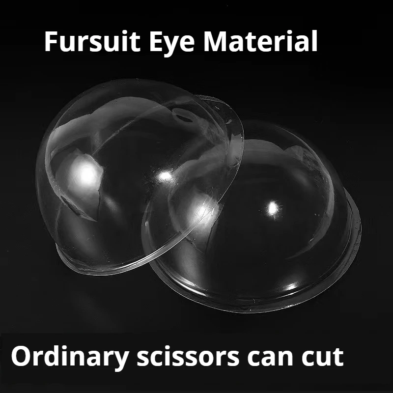 Transparent Soft Plastic Hemispherical Fursuit Beastly Eyes DIY Material Furry Animal Fursuit Eyes Manufacturing materials