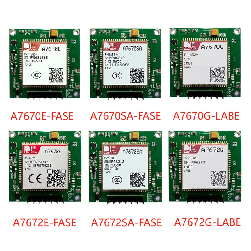 

Специальная акция SIMCOM A7670E A7670SA A7670G A7672E A7672SA A7672G A7676 Коллекция серии